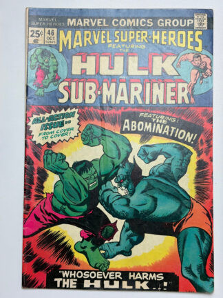 Marvel Super-Heroes #46 (1974) - Cover