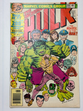Incredible Hulk #200 (1976) Anniversary Issue - Cover