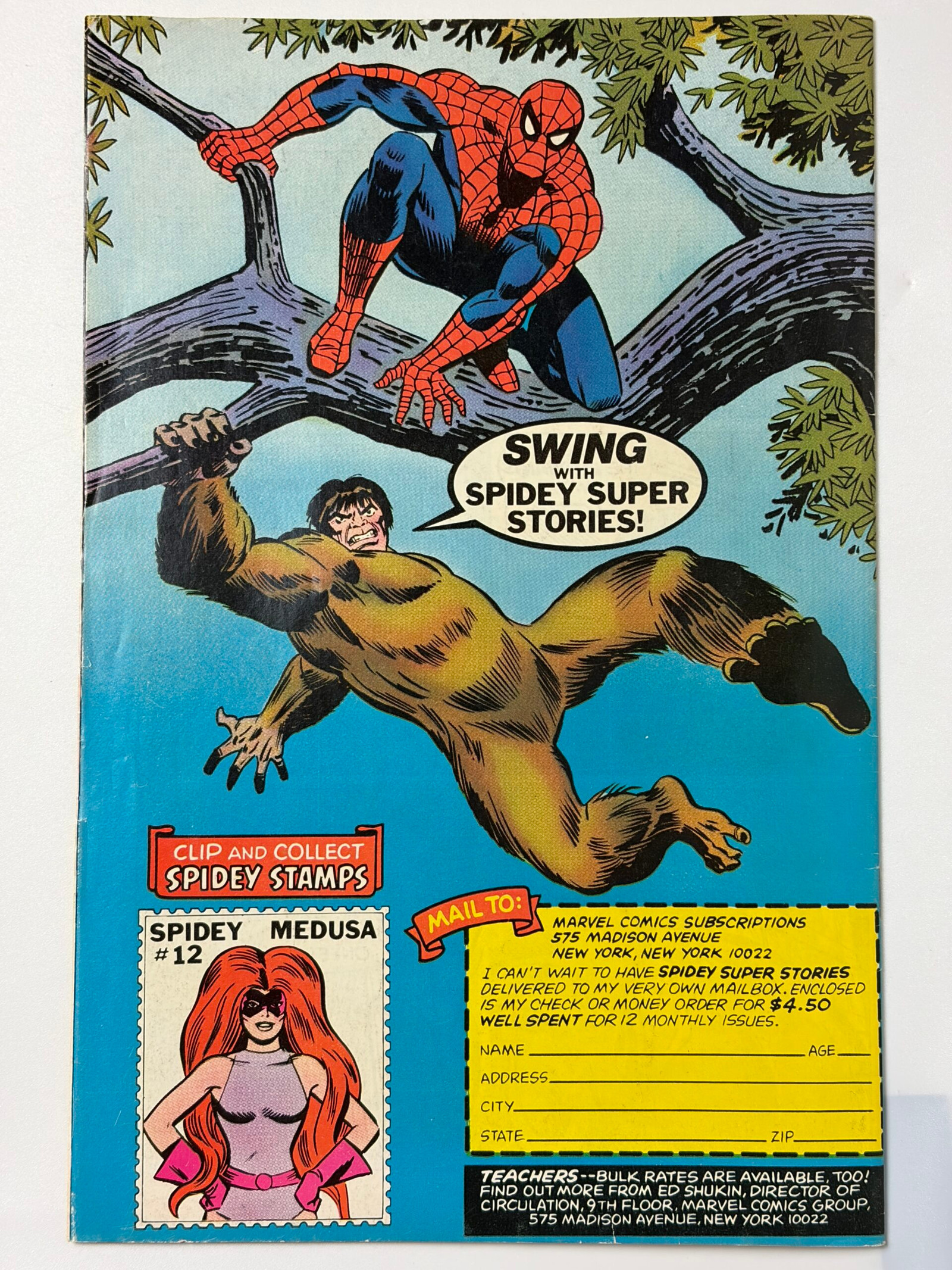 Spidey Super Stories #28 (1977) - Cover