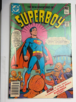New Adventures of Superboy #7 (1980) - Cover