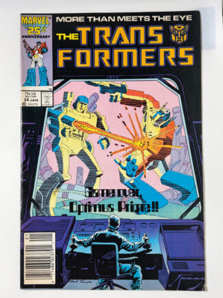 Transformers #24 (1987) Death of Optimus Prime - Cover