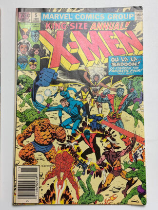 The Uncanny X-Men Annual #5 (1981) - Cover