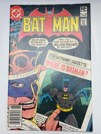 Batman #336 (1981) - Cover