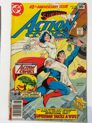 Action Comics #484 (1978) Wedding of Clark Kent and Lois Lane - Cover