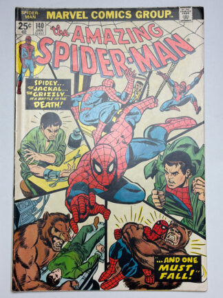 Amazing Spider-Man #140 (1975) 1st app. Gloria Grant - Cover
