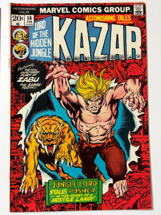 Astonishing Tales #16 (1973) - Cover