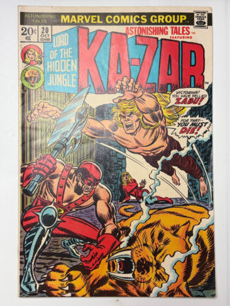 Astonishing Tales #20 (1973) - Cover