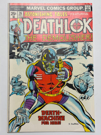 Astonishing Tales #26 (1974) 2nd app. Deathlok (Luther Manning), 1st app. War-Wolf - Cover