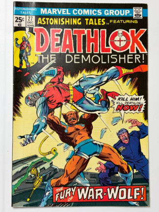 Astonishing Tales #27 (1974) 3rd app. Deathlok (Luther Manning) - Cover
