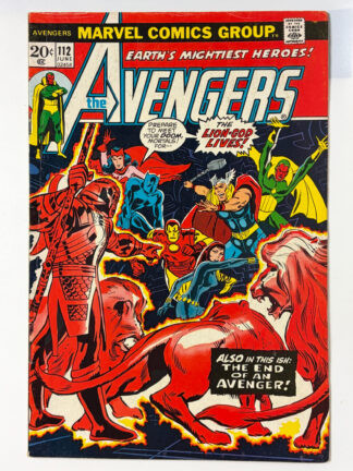 Avengers #112 (1973) 1st app. Mantis, 1st app. Pantha - Cover