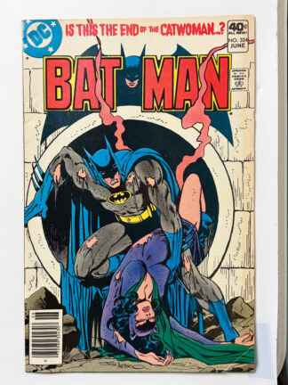 Batman #324 (1980) Cover art by Jim Aparo - Cover
