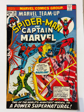 Marvel Team-Up #16 (1973) Origin & 1st app. Basilisk - Cover