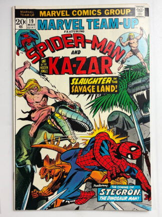 Marvel Team-Up #19 (1974) 1st app. Stegron - Cover