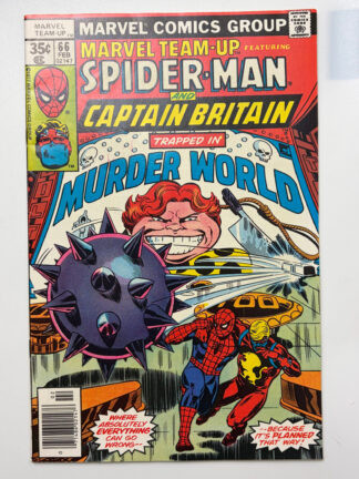 Marvel Team-Up #66 (1978) 1st full app. Arcade, Debut of Arcade's Murderworld - Cover