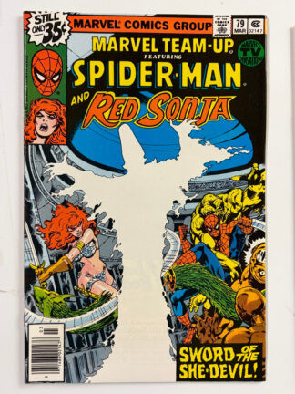 Marvel Team-Up #79 (1979) Mary Jane Watson as Red Sonja - Cover