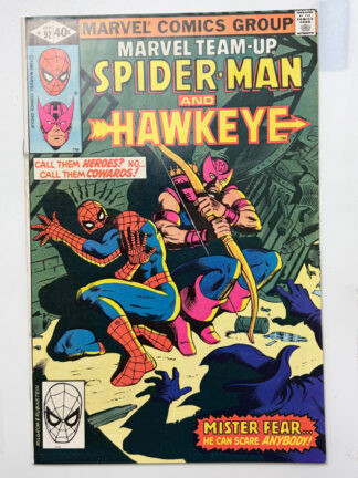 Marvel Team-Up #92 (1980) 1st app. Mr. Fear IV (Alan Fagan) - Cover