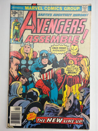 Avengers #151 (1976) Beast joins the Avengers - Cover