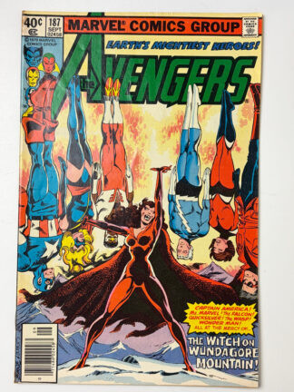 Avengers #187 (1979) Origin of The Darkhold - Cover