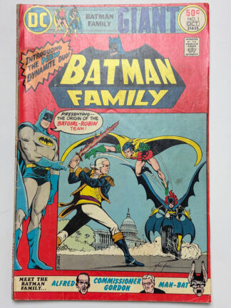 Batman Family #1 (1975) Origin of Batgirl - Cover