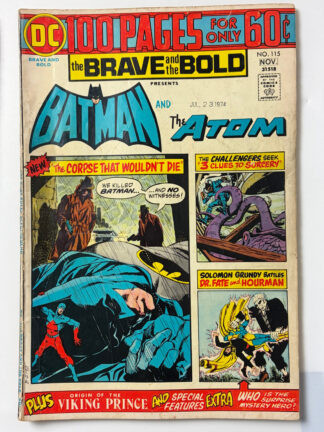 Brave and the Bold #115 (1974) - Cover