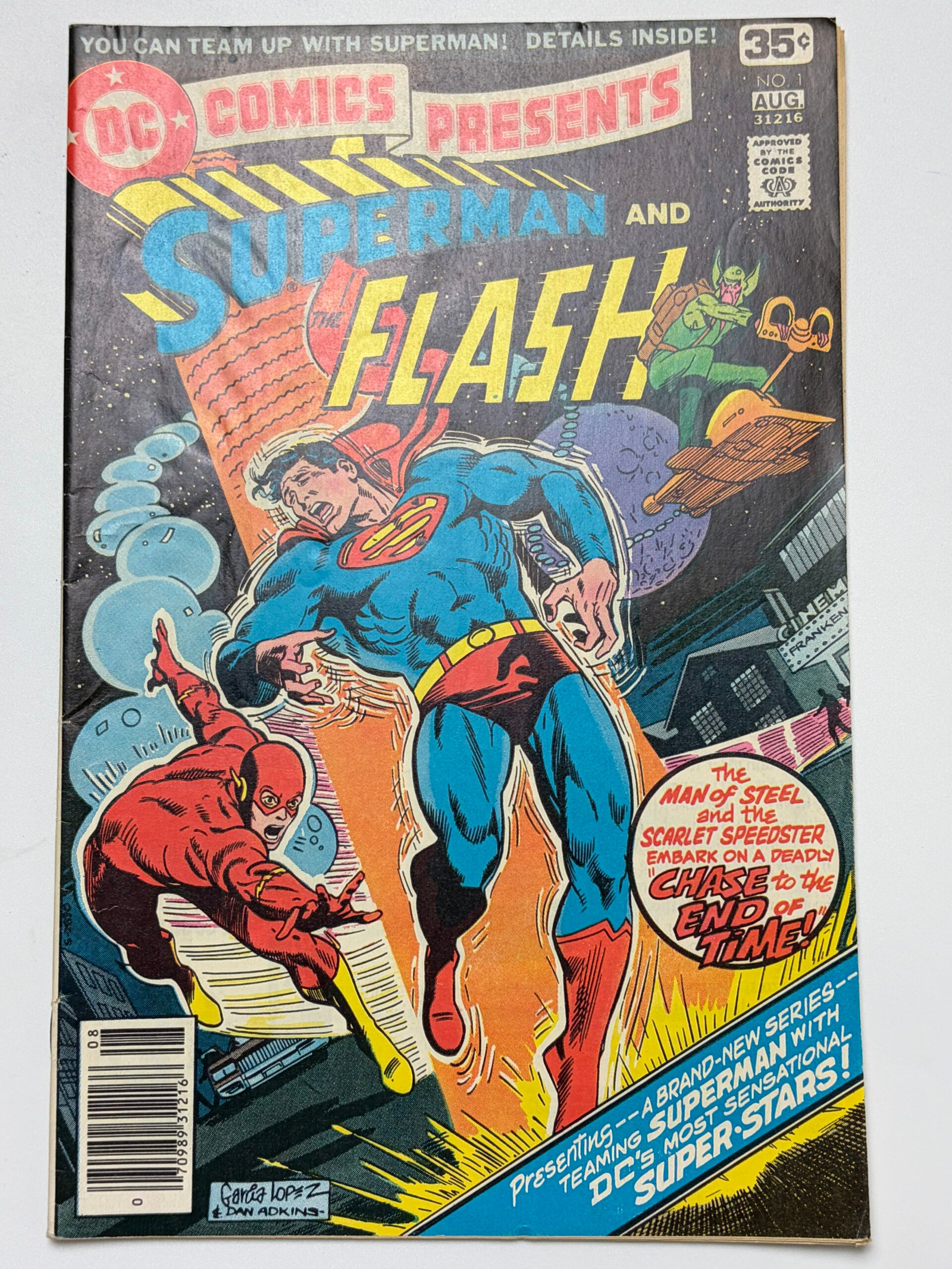 DC Comics Presents #1 (1978) Premiere Issue - Cover