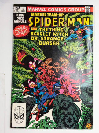 Marvel Team-Up Annual #5 (1982) 1st app. Atra, 1st app. Phraug - Cover