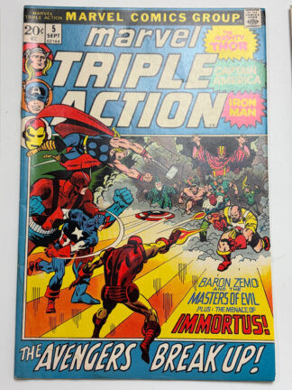 Marvel Triple Action #5 (1972) - Cover
