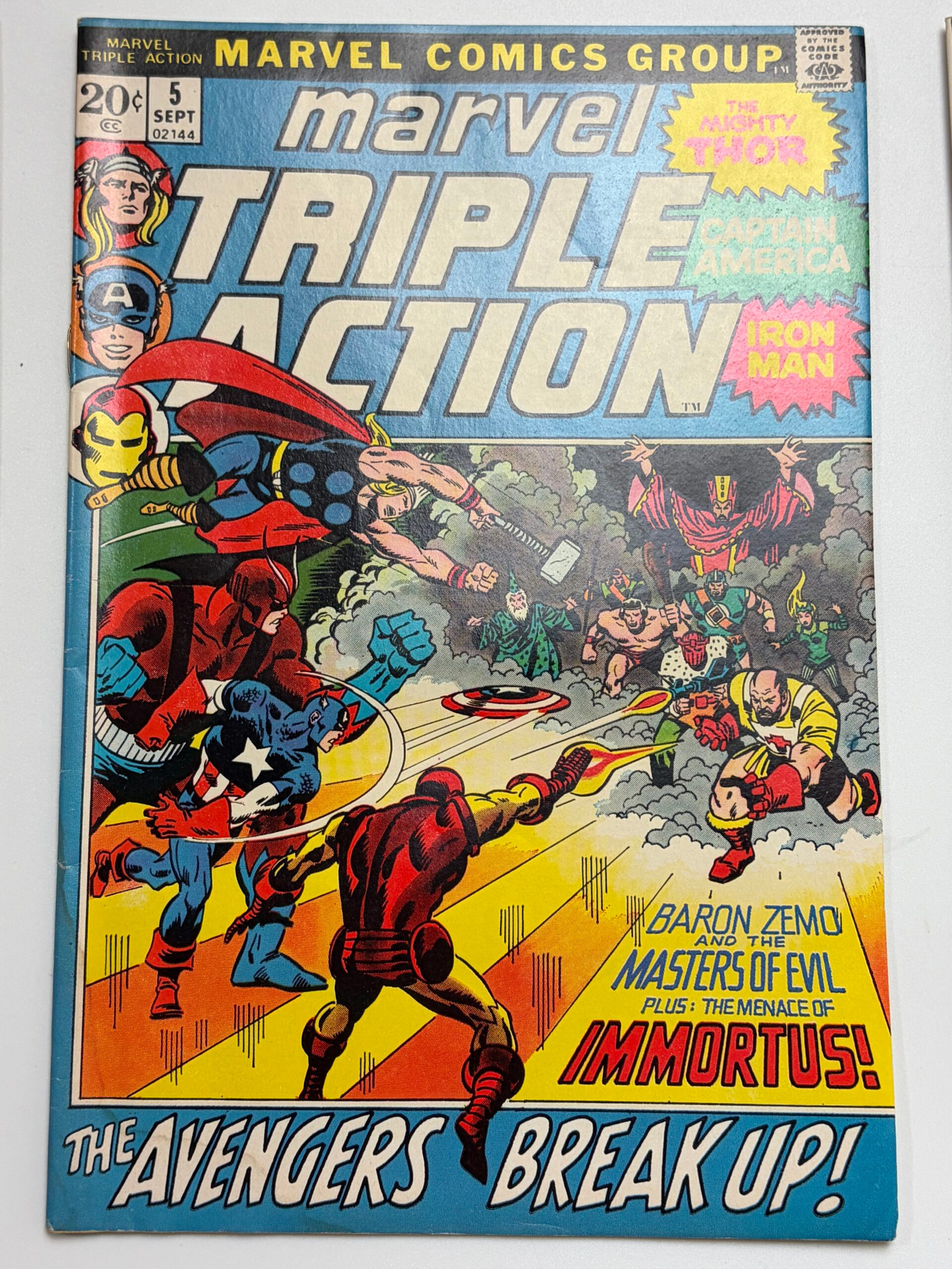 Marvel Triple Action #5 (1972) - Cover