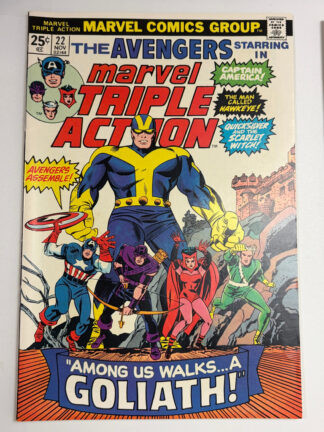 Marvel Triple Action #22 (1974) - Cover