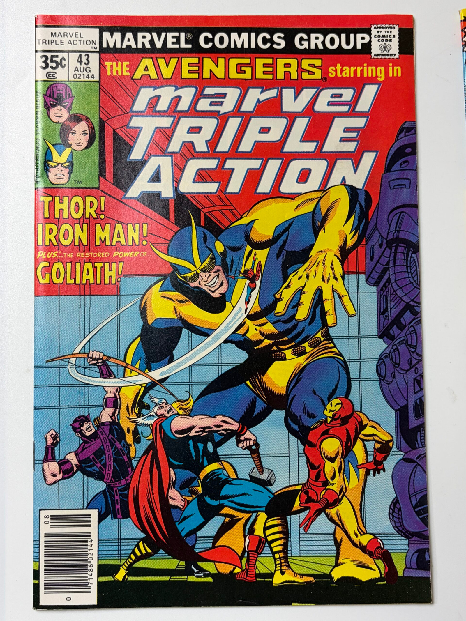 Marvel Triple Action #43 (1978) - Cover