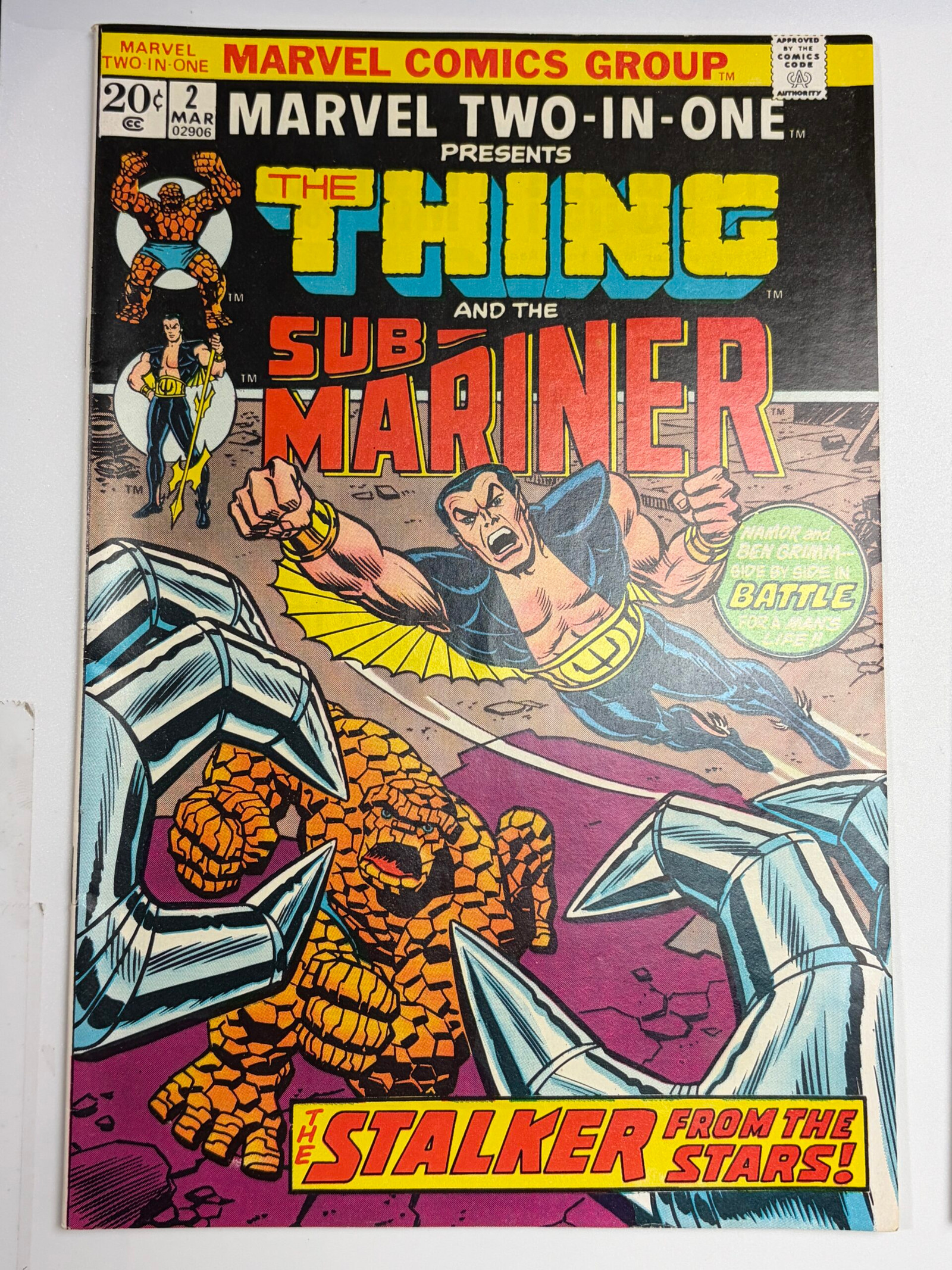 Marvel Two-In-One #2 (1974) - Cover