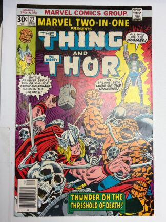 Marvel Two-In-One #22 (1976) - Cover