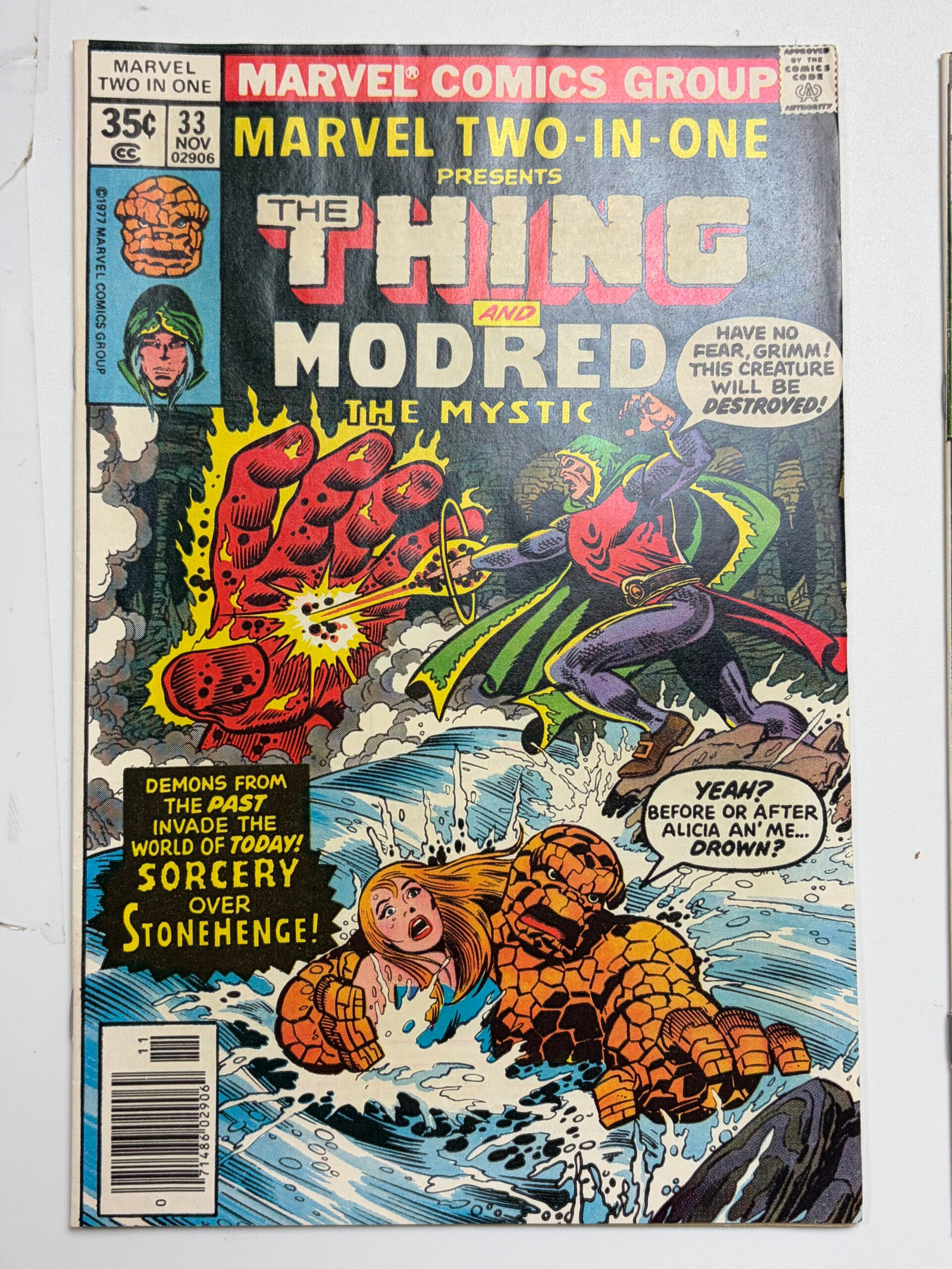 Marvel Two-In-One #33 (1977) - Cover