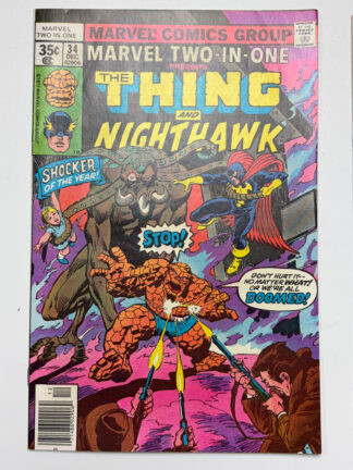 Marvel Two-In-One #34 (1977) - Cover