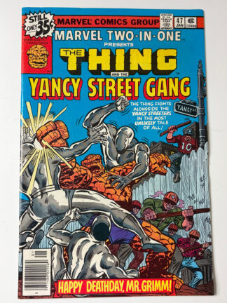 Marvel Two-In-One #47 (1979) 1st app. Machinesmith (Samuel Saxon) - Cover