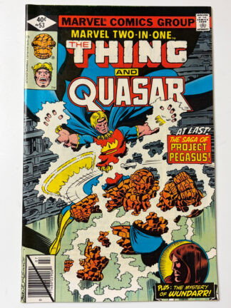Marvel Two-In-One #53 (1979) Origin of Quasar - Cover