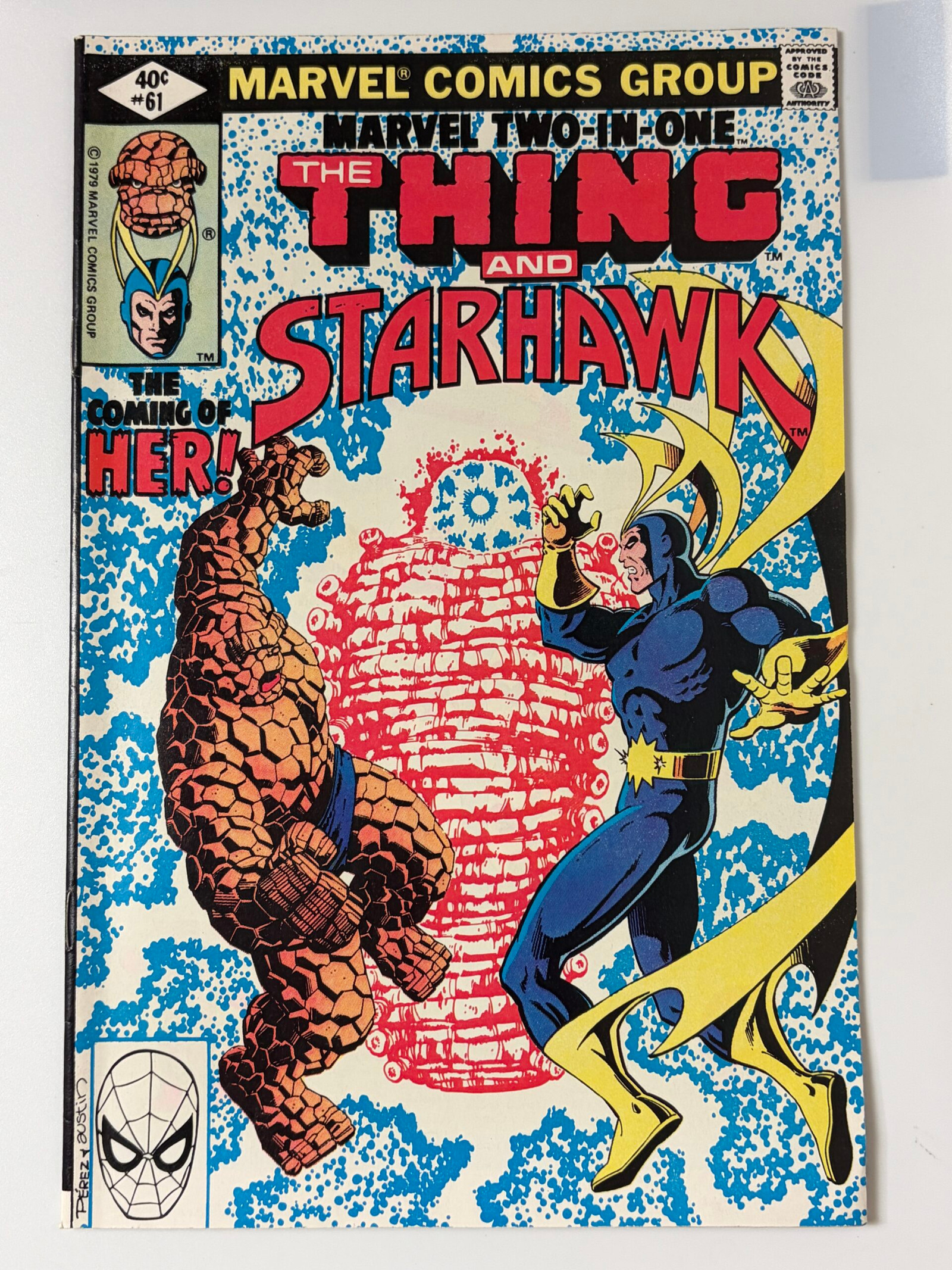 Marvel Two-In-One #61 (1980) 1st app. HER - Cover