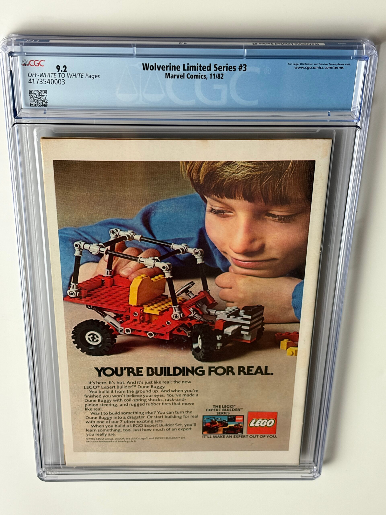 Wolverine #3 (1982) Death of Asano Kimura - Cover