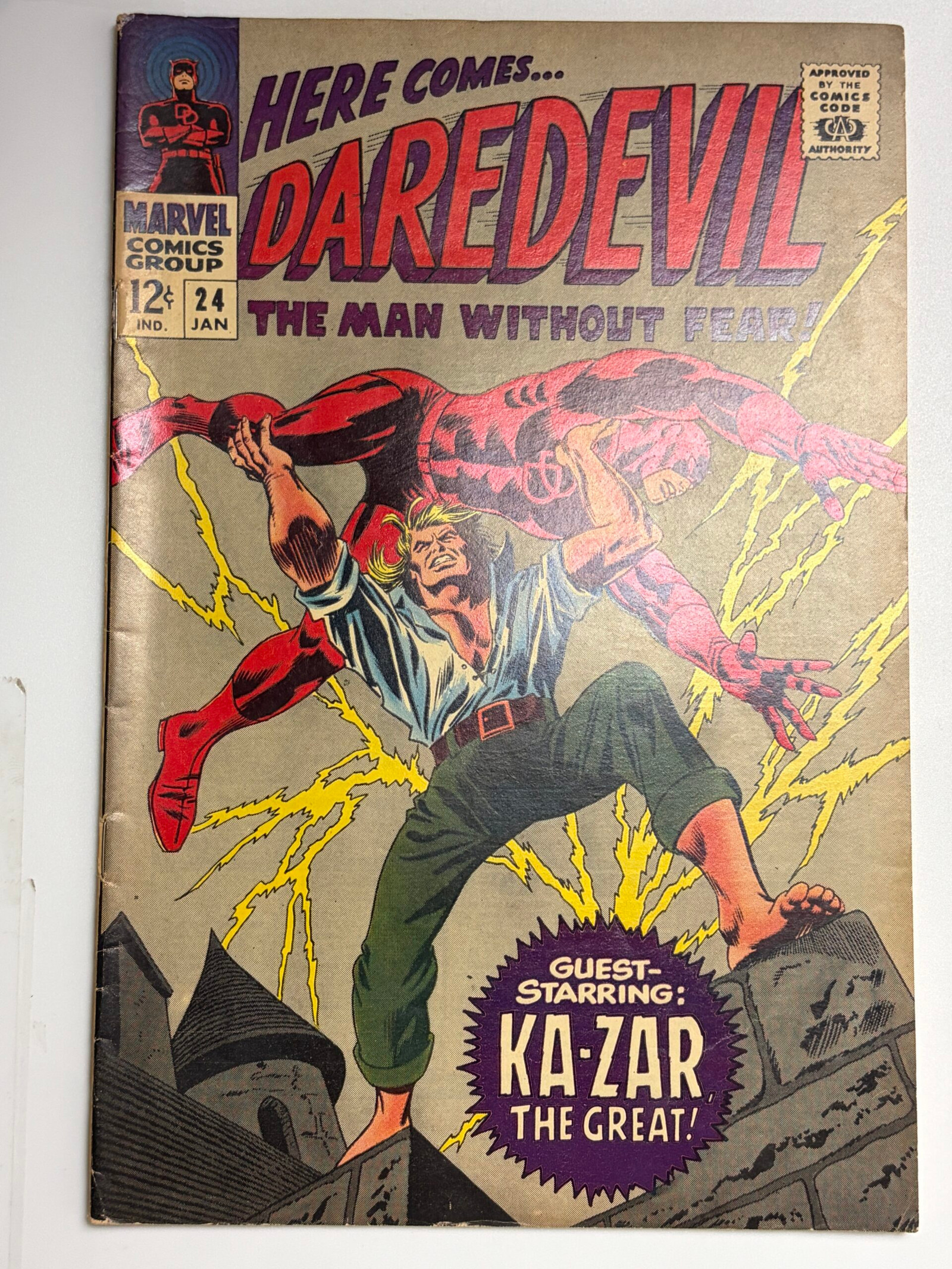 Batman #295 (1978) Tear on cover (Batman's face) - Cover