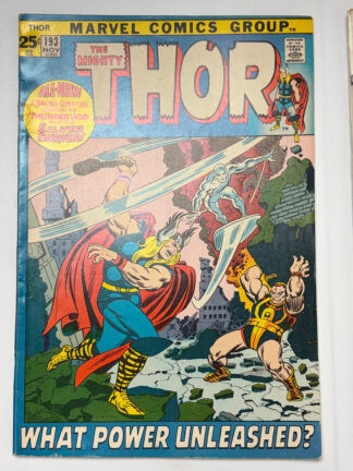 Thor #193 (1971) Silver Surfer app. - Cover