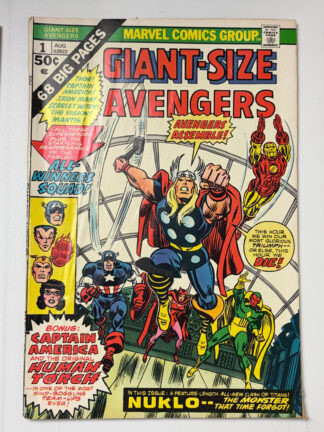 Giant-Size Avengers #1 (1974) - Cover
