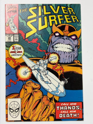 Silver Surfer #34 (1990) - Cover