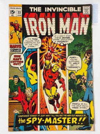 Iron Man #33 (1971) 1st app. Spymaster - Cover