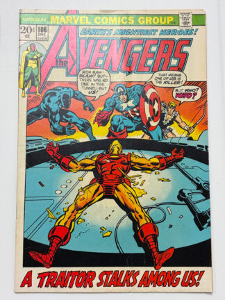 Avengers #106 (1972) - Cover