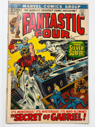 Fantastic Four #121 (1972) Death of Air-Walker - Cover