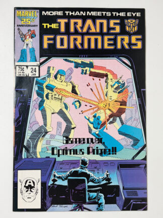 Transformers #24 (1987) Death of Optimus Prime - Cover