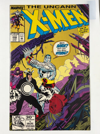 Uncanny X-Men #248 (1989) First artwork on title by Jim Lee - Cover