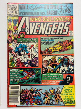 Avengers Annual #10 (1981) 1st app. Rogue - Cover