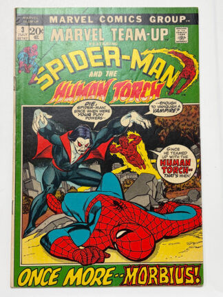 Marvel Team-Up #3 (1972) 3rd app. Morbius the Living Vampire - Cover