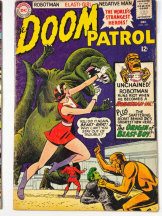 Doom Patrol #100 (1965) Origin of Beast Boy - Cover